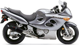 Terminale Di Scarico Con Omologazione Suono Furore Alluminio Nero - Gpr Compatibile Con Suzuki Gsx 750 F (1998-2004)