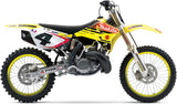 Impianto Di Scarico Completo Non Catalizzato E Con Omologazione Suono Furore Alluminio Nero - Gpr Compatibile Con Suzuki Rmz 250 (2004-2006)
