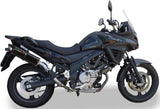 Terminale Di Scarico Catalizzato E Con Omologazione Suono Furore Alluminio Nero - Gpr Compatibile Con Suzuki V-Strom Dl 650 (2012-2016)