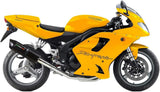 Terminale Di Scarico Con Omologazione Suono Furore Alluminio Nero - Gpr Compatibile Con Triumph Daytona 955 (1999-2001)
