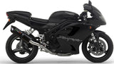 Terminale Di Scarico Con Omologazione Suono Furore Alluminio Nero - Gpr Compatibile Con Triumph Daytona 955 Monobraccio (2003-2005)