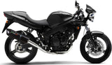 Terminale Di Scarico Con Omologazione Suono Furore Alluminio Nero - Gpr Compatibile Con Triumph Speed Four (2004-2006)