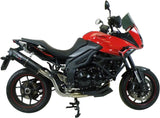 Terminale Di Scarico Con Omologazione Suono Furore Alluminio Nero - Gpr Compatibile Con Triumph Tiger 1050 Sport (2013-2015)