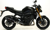 Terminale Di Scarico Con Omologazione Suono Furore Alluminio Nero - Gpr Compatibile Con Yamaha Fz-8 (2010-2016)