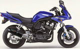 Terminale Di Scarico Con Omologazione Suono Furore Alluminio Nero - Gpr Compatibile Con Yamaha Fzs 600 Fazer (1998-2003)