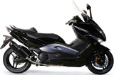 Impianto Di Scarico Completo Non Catalizzato E Con Omologazione Suono Furore Alluminio Nero - Gpr Compatibile Con Yamaha T-Max 500 (2001-2011)