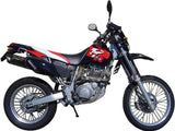 Exhaust Tip With Noise Certification Furore Aluminium Black - Gpr Compatible With Yamaha Tt 600 (1983-1997)