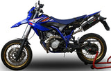 Terminale Di Scarico Con Omologazione Suono Furore Alluminio Nero - Gpr Compatibile Con Yamaha Wr 125 X (2009-2014)