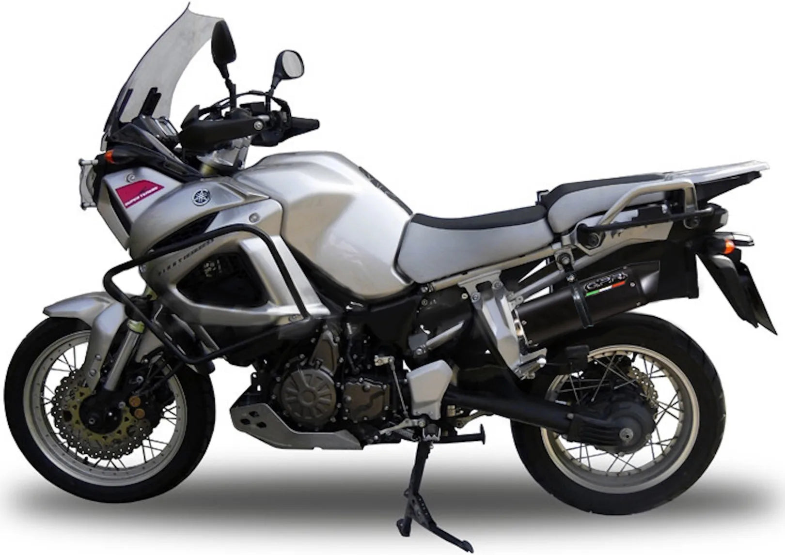 Terminale Di Scarico Con Omologazione Suono Furore Alluminio Nero - Gpr Compatibile Con Yamaha Xt 1200 Z Super Ténéré (2010-2016)