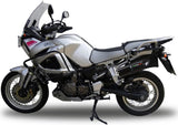 Terminale Di Scarico Con Omologazione Suono Furore Alluminio Nero - Gpr Compatibile Con Yamaha Xt 1200 Z Super Ténéré (2010-2016)