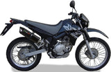 Terminale Di Scarico Con Omologazione Suono Furore Alluminio Nero - Gpr Compatibile Con Yamaha Xt 125 R - X (2005-2012)