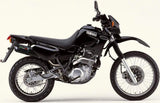 Terminale Di Scarico Con Omologazione Suono Furore Alluminio Nero - Gpr Compatibile Con Yamaha Xt 600 - E - K (1985-2002)