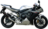 Terminale Di Scarico Con Omologazione Suono Furore Alluminio Nero - Gpr Compatibile Con Yamaha Yzf 1000 R1 (2002-2003)