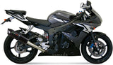Terminale Di Scarico Con Omologazione Suono Furore Alluminio Nero - Gpr Compatibile Con Yamaha Yzf-R6 (2003-2005)