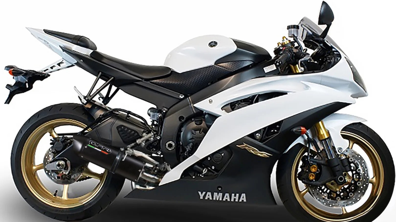 Terminale Di Scarico Con Omologazione Suono Furore Alluminio Nero - Gpr Compatibile Con Yamaha Yzf-R6 (2006-2020)