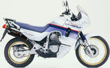 Terminale Di Scarico Con Omologazione Suono Furore Alluminio Nero - Gpr Compatibile Con Honda Transalp Xl 600 V (1996-1999)