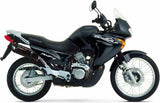 Terminale Di Scarico Con Omologazione Suono Furore Alluminio Nero - Gpr Compatibile Con Honda Transalp Xl 650 V (2000-2006)