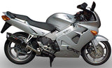Terminale Di Scarico Con Omologazione Suono Furore Alluminio Nero - Gpr Compatibile Con Honda Vfr 800 Rc46 (1998-2001)