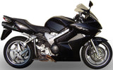 Doppio Terminale Di Scarico Con Omologazione Suono Furore Alluminio Nero - Gpr Compatibile Con Honda Vfr 800 V-Tec (2002-2013)