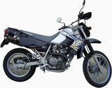 Terminale Di Scarico Con Omologazione Suono Furore Alluminio Nero - Gpr Compatibile Con Kawasaki Klr 650 (1988-2005)