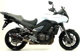 Terminale Di Scarico Con Omologazione Suono Furore Alluminio Nero - Gpr Compatibile Con Kawasaki Versys 1000 Ie (2011-2013)