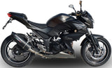 Terminale Di Scarico Con Omologazione Suono Furore Alluminio Nero - Gpr Compatibile Con Kawasaki Z 300 (2014-2017)