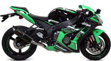 Terminale Di Scarico Con Omologazione Suono Furore Alluminio Nero - Gpr Compatibile Con Kawasaki Zx-10R (2010-2015)