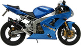 Terminale Di Scarico Con Omologazione Suono Furore Alluminio Nero - Gpr Compatibile Con Kawasaki Zx 6R 636 (2003-2004)