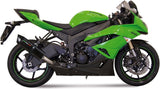 Terminale Di Scarico Con Omologazione Suono Furore Alluminio Nero - Gpr Compatibile Con Kawasaki Zx 6R Ie (2009-2023)