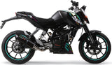 Terminale Di Scarico Catalizzato E Con Omologazione Suono Furore Alluminio Nero - Gpr Compatibile Con Ktm 125 Duke (2011-2016)
