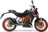 Terminale Di Scarico Catalizzato E Con Omologazione Suono Furore Alluminio Nero - Gpr Compatibile Con Ktm 390 Duke (2013-2016)