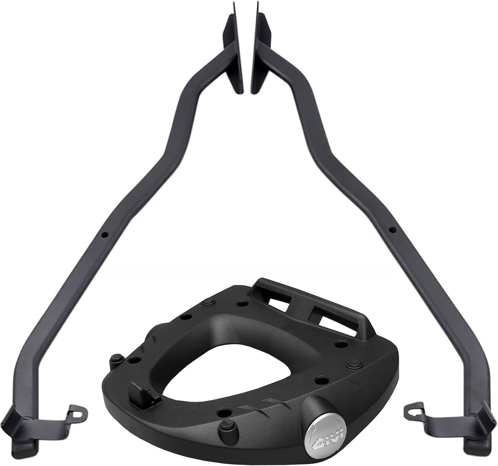 Monolock Silver Top Case - 32 Lt Technopolymer - Givi Compatible With Moto Morini Seiemmezzo Str 650 (2022-2024)