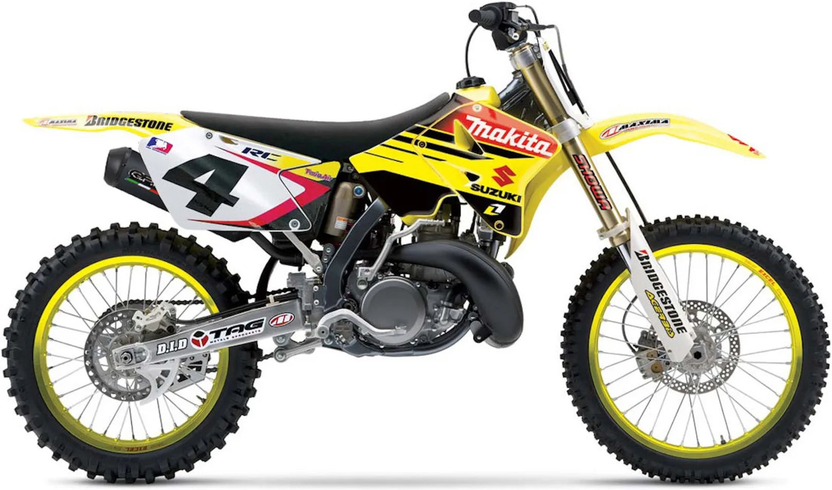 Impianto Di Scarico Completo Non Catalizzato E Con Omologazione Suono Ghisa Acciaio Nero - Gpr Compatibile Con Suzuki Rmz 250 (2004-2006)