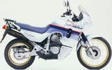 Terminale Di Scarico Con Omologazione Suono Ghisa Acciaio Nero - Gpr Compatibile Con Honda Transalp Xl 600 V (1996-1999)