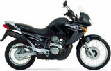 Terminale Di Scarico Con Omologazione Suono Ghisa Acciaio Nero - Gpr Compatibile Con Honda Transalp Xl 650 V (2000-2006)