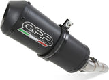 Terminale Di Scarico Con Omologazione Suono Ghisa Acciaio Nero - Gpr Compatibile Con Honda Cmx 300 Rebel (2017-2020)