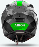 Casco Integrale Per Moto Airoh Gp800 - Gp8C33 Hpc Carbon Verde Fluo Gloss Competition Taglia S