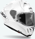 Casco Integrale Per Moto Airoh Gp800 - Gp8F14 Hpc Carbon Bianco Gloss Color Taglia M