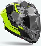 Casco Integrale Per Moto Airoh Gp800 - Gp8Ma31 Hpc Carbon Giallo Gloss Master Taglia M