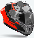 Full-Face Motorcycle Helmet Airoh Gp800 - Gp8Ma32 Hpc Carbon Gloss Orange Master Size M