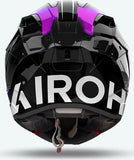 Casco Integrale Per Moto Airoh Gp800 - Gp8Mu18 Hpc Carbon Blu Gloss Must Taglia L