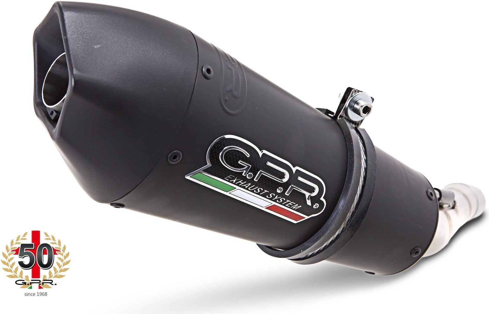 Complete Catalytic Exhaust System With Sound Certification Gpe Anniversary Black Titanium - Gpr Compatible With Can Am Spyder 1000 St - Sts (2013-2016)