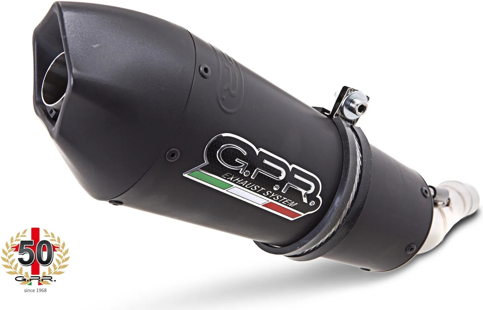 Terminale Di Scarico Catalizzato E Con Omologazione Suono Gpe Anniversary Titanio Nero - Gpr Compatibile Con Ducati Multistrada 1200 (2010-2014)