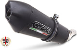 Exhaust Tip With Noise Certification Gpe Anniversary Black Titanium - Gpr Compatible With Ducati Hypermotard 821 (2013-2016)