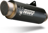 Exhaust Tip With Noise Certification Gppro Steel Black - Mivv Compatible With Ktm 390 Duke (2017-2020)