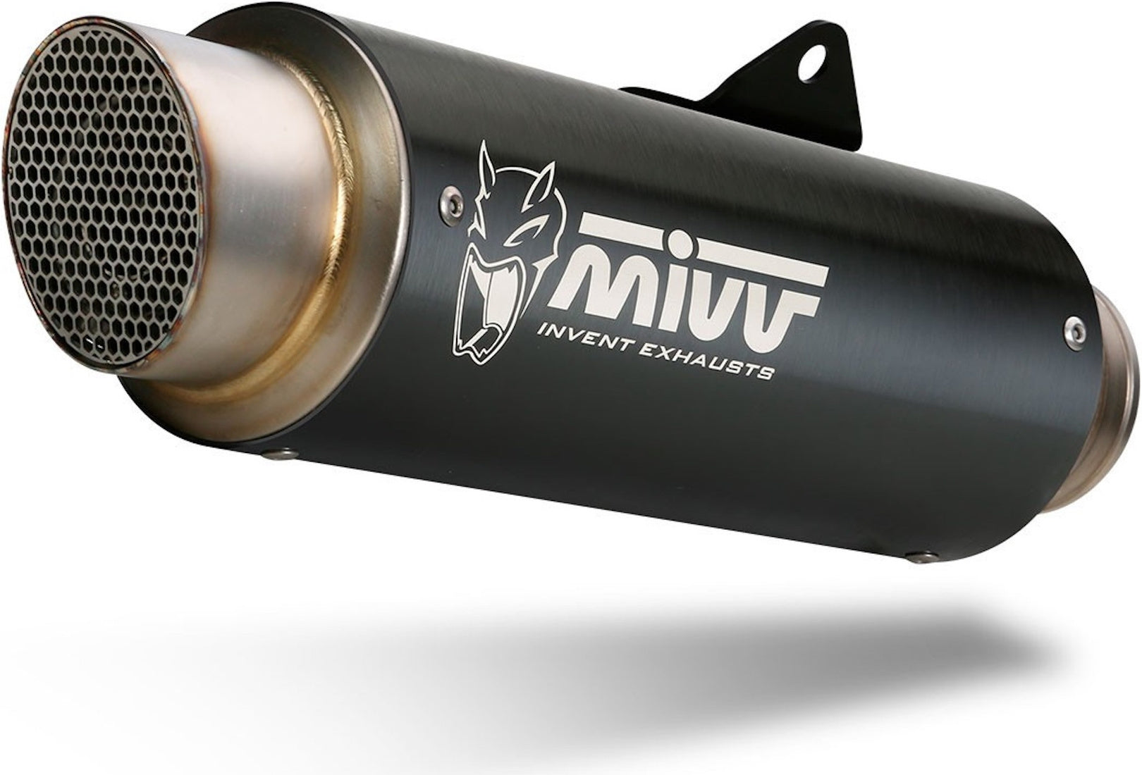 Catalytic Exhaust Tip With Sound Certification Gppro Steel Black - Mivv Compatible With Kymco Ak 550 (2017-2020)