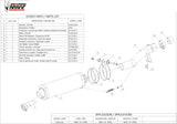 Terminale Di Scarico Catalizzato E Con Omologazione Suono Oval Inox - Mivv Compatibile Con Honda Cbr 600 F (2001-2010)