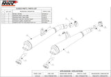 Doppio Terminale Di Scarico Non Catalizzato Con Omologazione Suono Oval Inox - Mivv Compatibile Con Honda Hornet 900 (2002-2006)