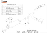 Terminale Di Scarico Catalizzato E Con Omologazione Suono Oval Carbonio Carbonio - Mivv Compatibile Con Honda Hornet 600 (2003-2006)