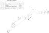 Terminale Di Scarico Non Catalizzato E Con Omologazione Suono X-Cone Inox - Mivv Compatibile Con Honda Hornet 600 (2003-2006)